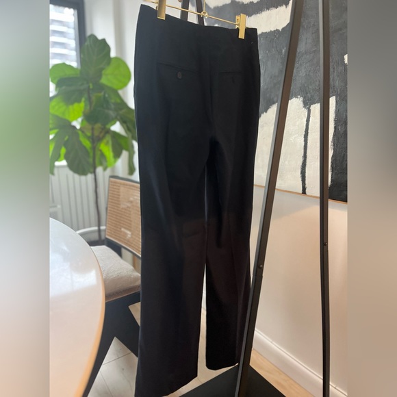 Theory Navy Wide Leg Trousers in Size 4 - Picture 2 of 3